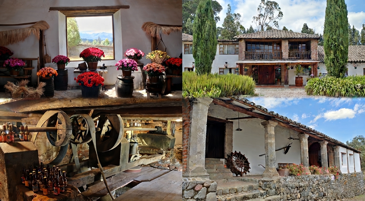 Hacienda Molino San Juan near Cayambe in the Ecuadorian Andes